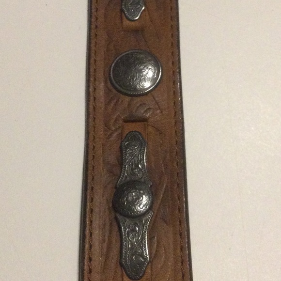 Leather Western Belt - Picture 4 of 11